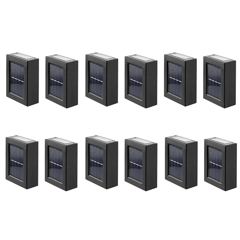 چراغ دیواری خورشیدی مدل دوطرفه مکعب مجموعه 12 عددی 
