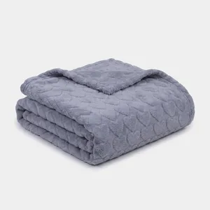 پتو مسافرتی دونفره تیسا مدل قلبی ابعاد 220x200 سانتی متر
