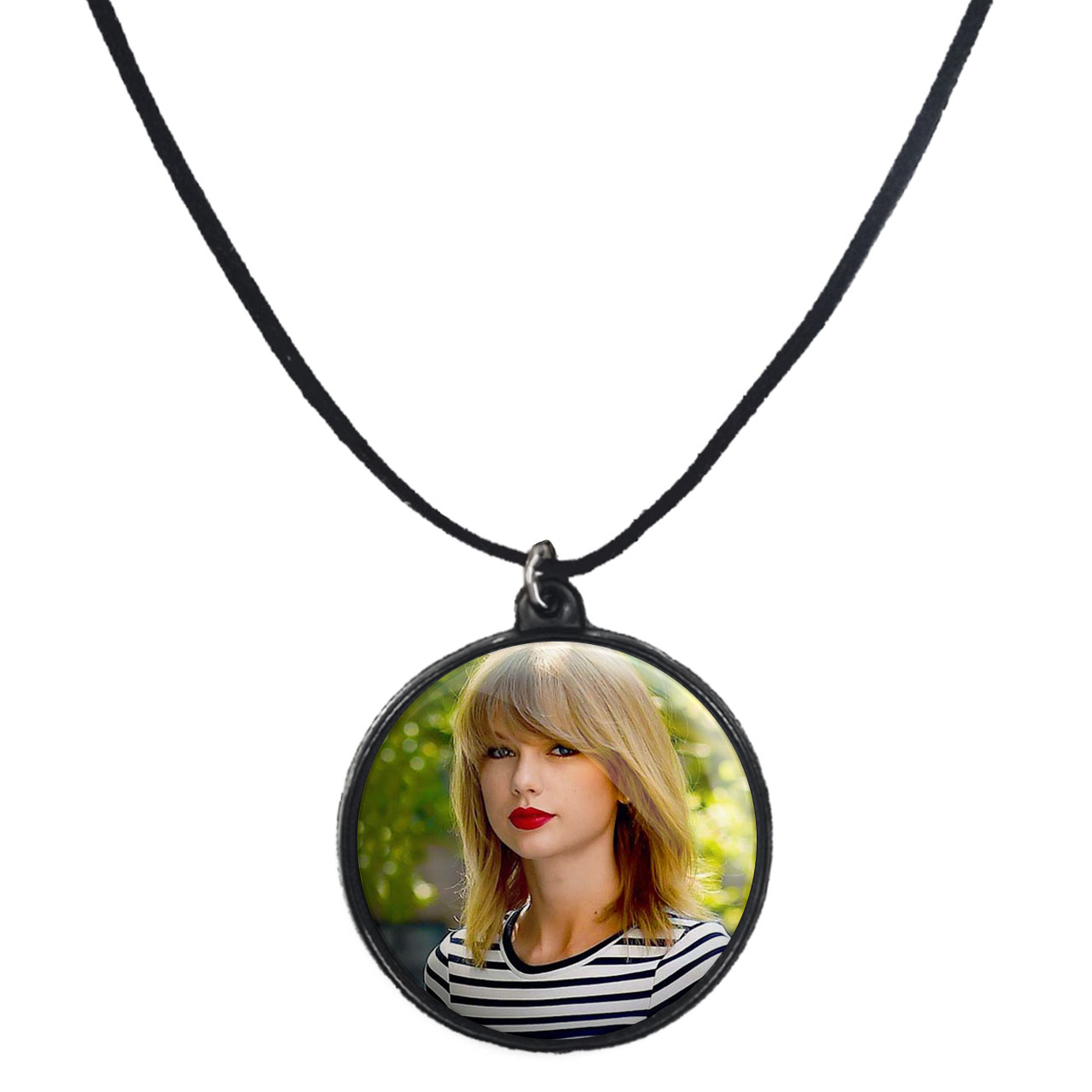 گردنبند پرمانه طرح تیلور سویفت کد pmb.2877 مدل دو طرفه