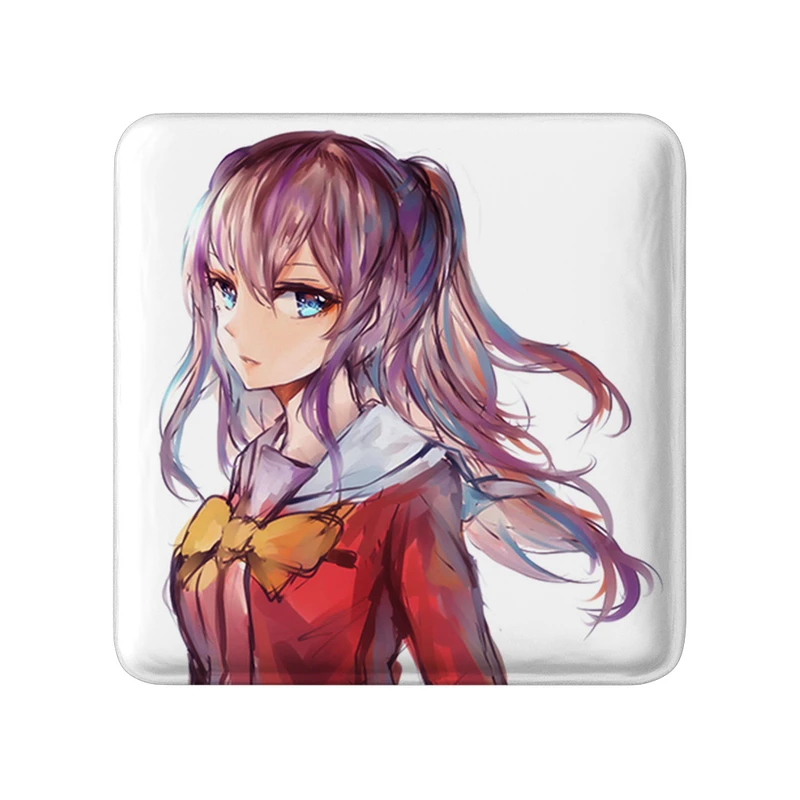 مگنت خندالو طرح توموری انیمه شارلوت مدل مربعی کد 32099