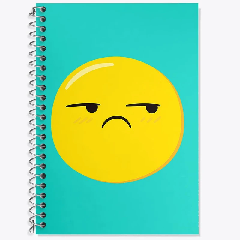 دفتر لغت 50 برگ خندالو مدل ایموجی Emoji کد 2996