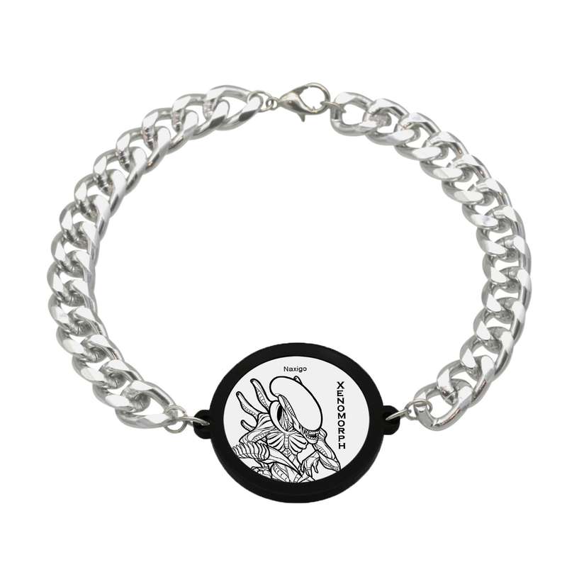 دستبند ناکسیگو مدل زنومورف کد BZ7742 دستبند ناکسیگو مدل زنومورف کد BZ7742