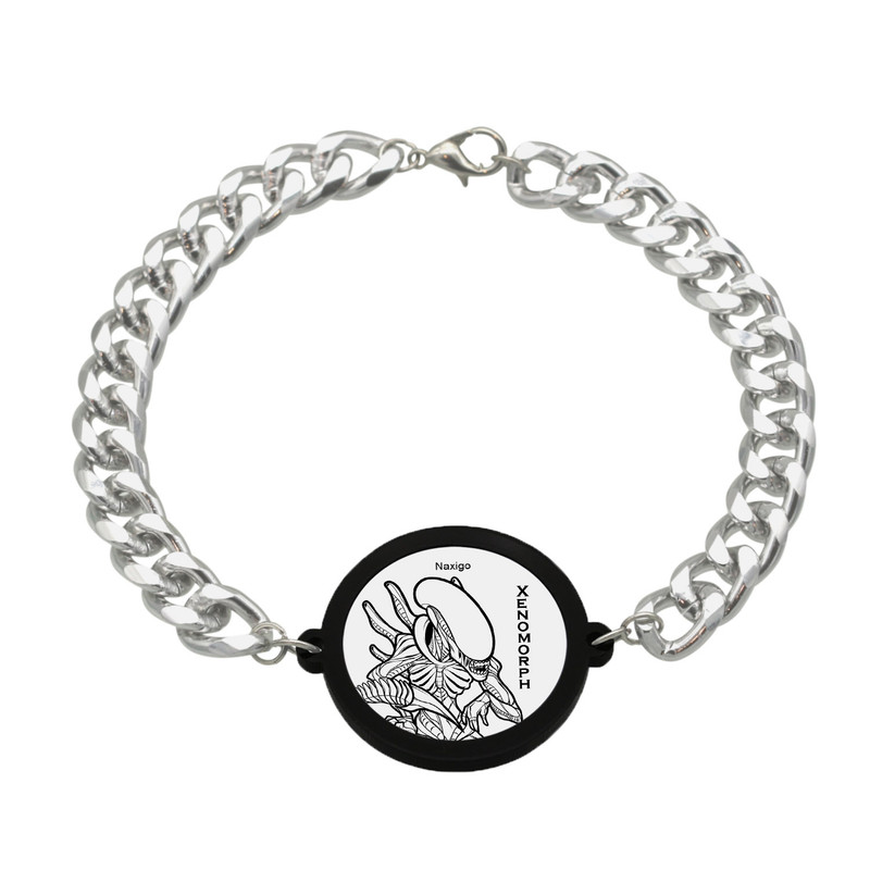 دستبند ناکسیگو مدل زنومورف کد BZ7742 دستبند ناکسیگو مدل زنومورف کد BZ7742