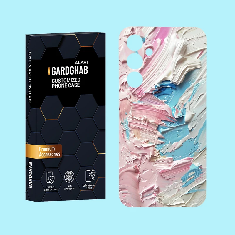 کاور گارد قاب علوی مدل هنری مناسب برای گوشی موبایل سامسونگ Galaxy A55