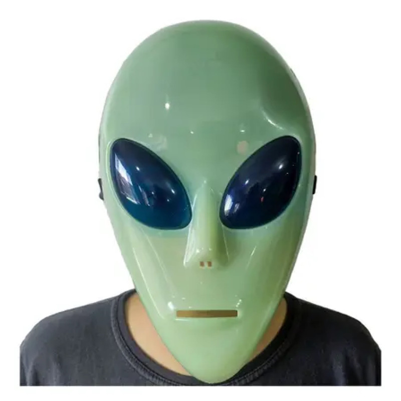 ماسک ایفای نقش مدل آدم فضایی شبرنگ آلین Alien ماسک ایفای نقش مدل آدم فضایی شبرنگ آلین Alien