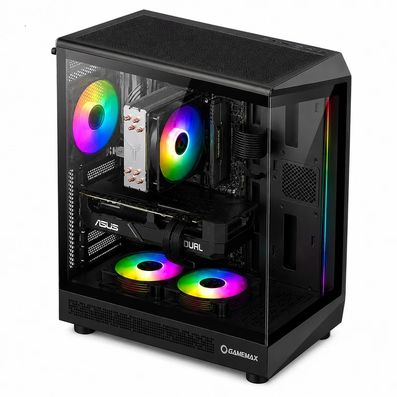 کامپیوتر دسکتاپ مدل i5 12400f- b760Plus- 16GB DDR4- SSD 1TB- RTX5050 8GB