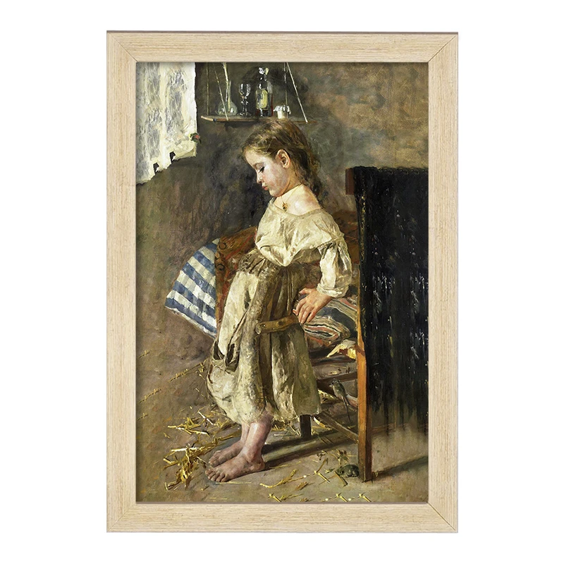 تابلو خندالو مدل نقاشی سلاح مهربان اثر استآنتونیو مانچینی کد F12283