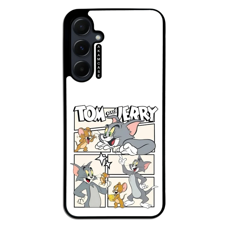 کاور آکام مدل AMC-WSGA55-TOM & JERRY1 مناسب برای گوشی موبایل سامسونگ Galaxy A55
