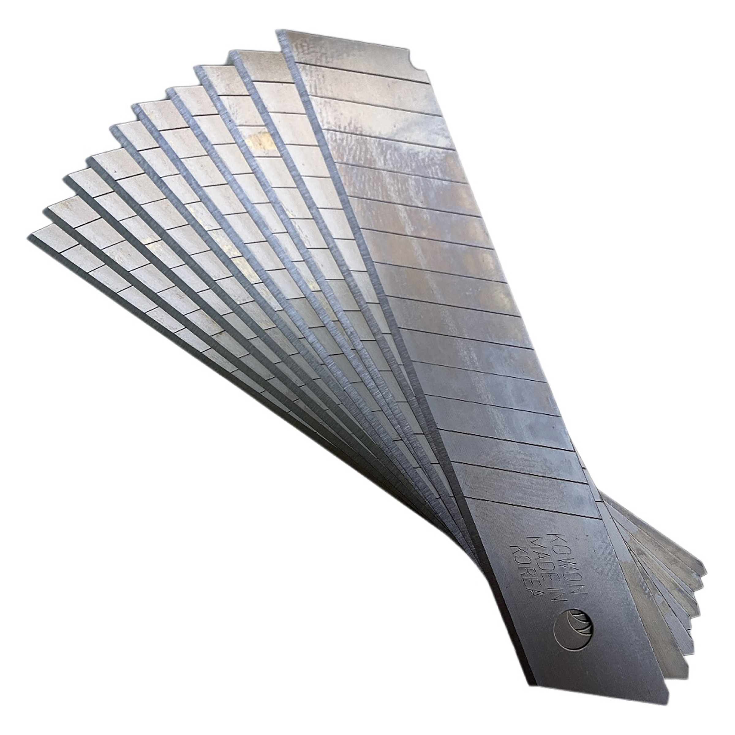 تیغ کاتر مدل KOWON MADE IN KOREA مجموعه 10 عددی تیغ کاتر مدل KOWON MADE IN KOREA مجموعه 10 عددی