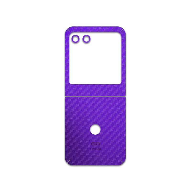 برچسب پوششی ماهوت مدل Purple-Fiber مناسب برای گوشی موبایل موتورولا Razr 40 Ultra