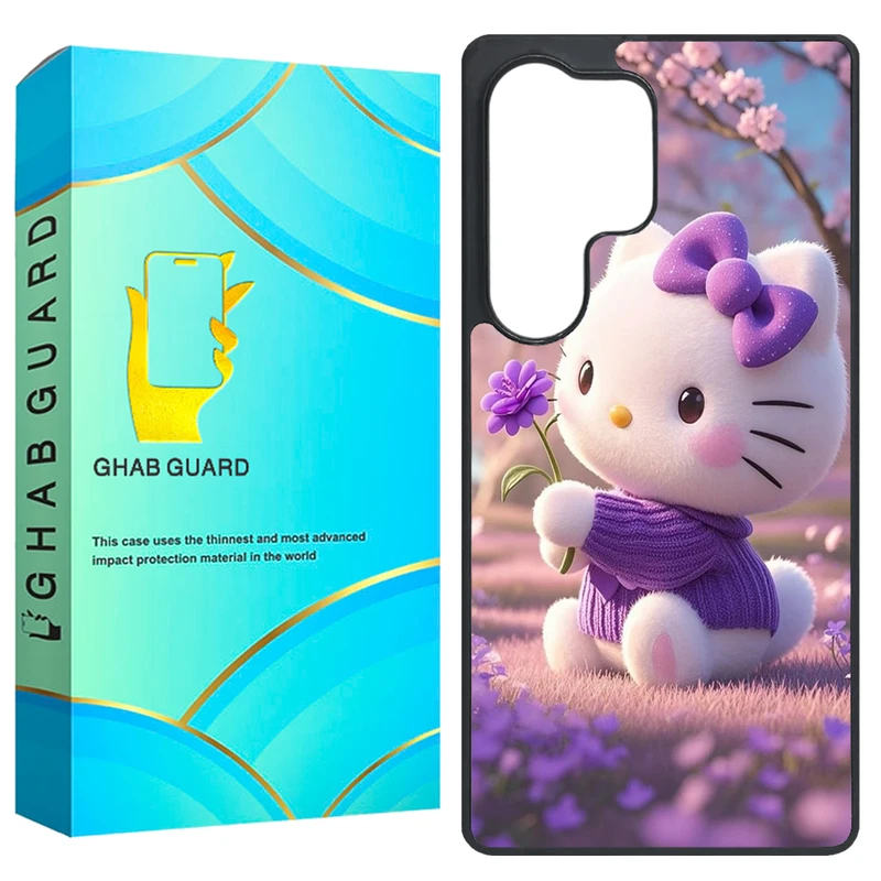 کاور قاب گارد طرح کیتی مدل GS25U مناسب برای گوشی موبایل سامسونگ Galaxy S25 Ultra 