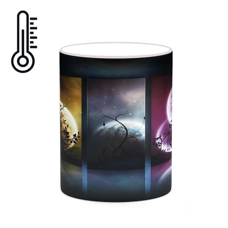 ماگ حرارتی کاکتی مدل فضا و کهکشان کد mgh19909