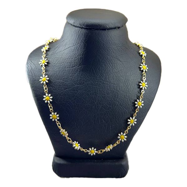 گردنبند زنانه وای اس ایکس مدل بابونه ظریف کد 455421 -  - 1