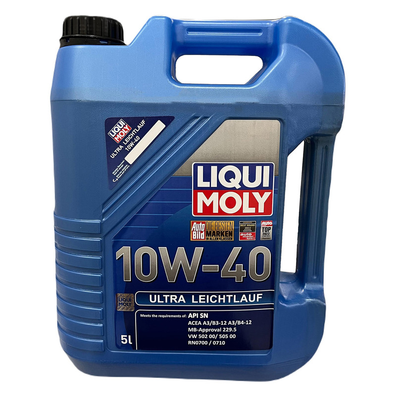 روغن موتور خودرو لیکومولی مدل Ultra Leichtlauf 10W40 SN حجم 5 لیتر
