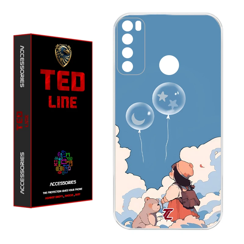 کاور تدلاین طرح دخترونه کد 1202 مناسب برای گوشی موبایل شیائومی Redmi Note 8