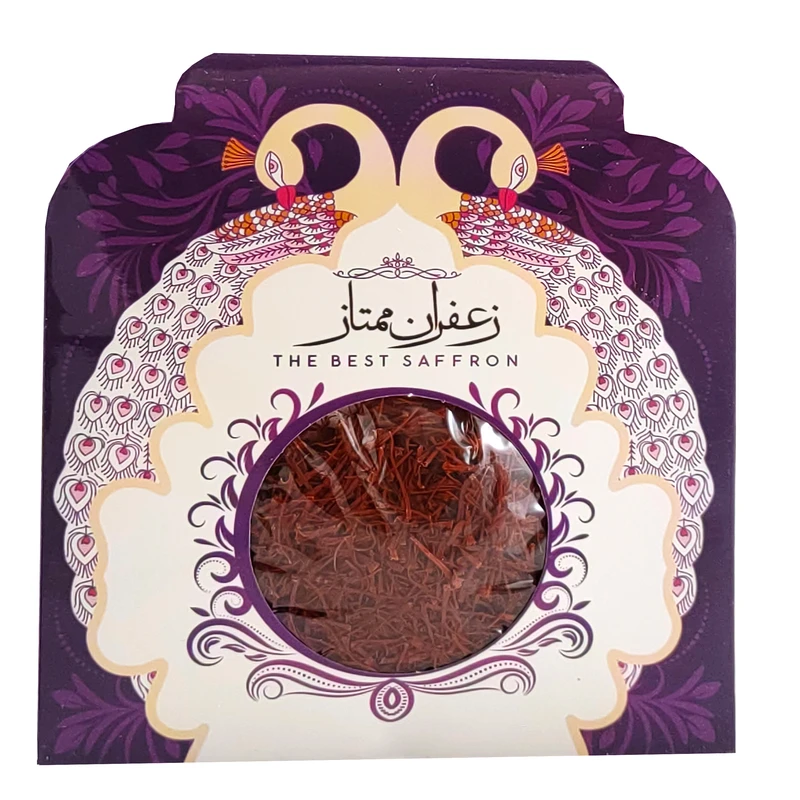 زعفران سرگل قاینات - 4.608 گرم بسته 10 عددی