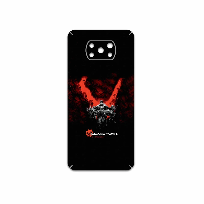 برچسب پوششی ماهوت مدل Gears-Of-War-Game مناسب برای گوشی موبایل شیائومی Poco X3 Pro