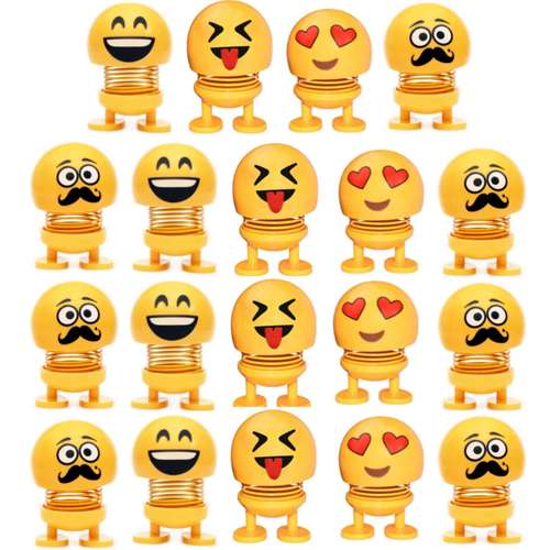 عروسک فنری طرح ایموجی مدل LION کد 409 بسته 19 عددی