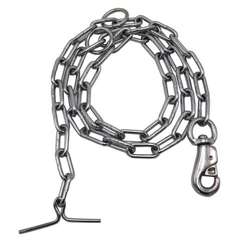  بند قلاده سگ سامکو مدل زنجیر کد YP-KHAREJI-6MM