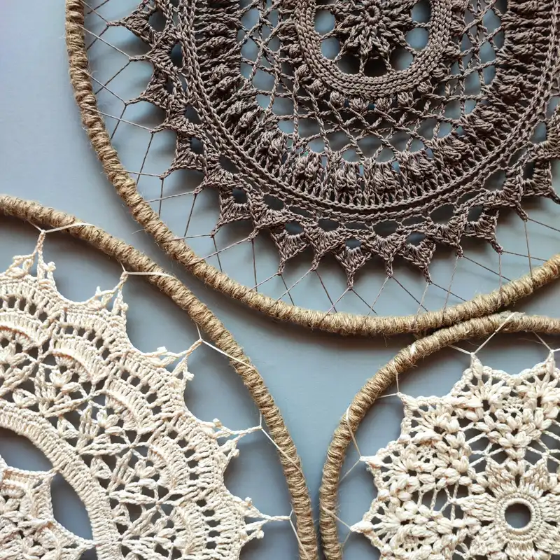 دیوارکوب بافتنی مدل دریم کچر کد R08 مجموعه 3 عددی