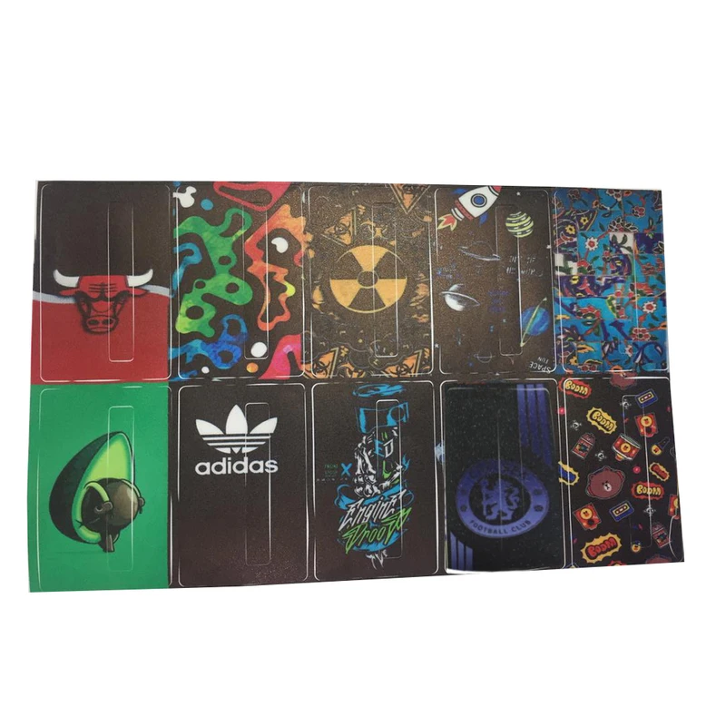 استیکر کارت مدل عابربانک طرح فانتزی بسته 10 عددی