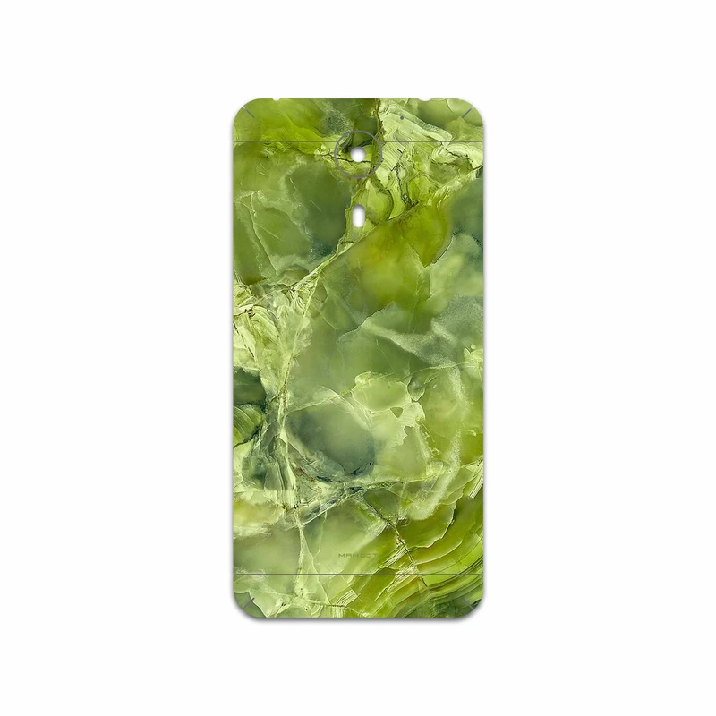 برچسب پوششی ماهوت مدل Green Crystal Marble مناسب برای گوشی موبایل یومی Plus
