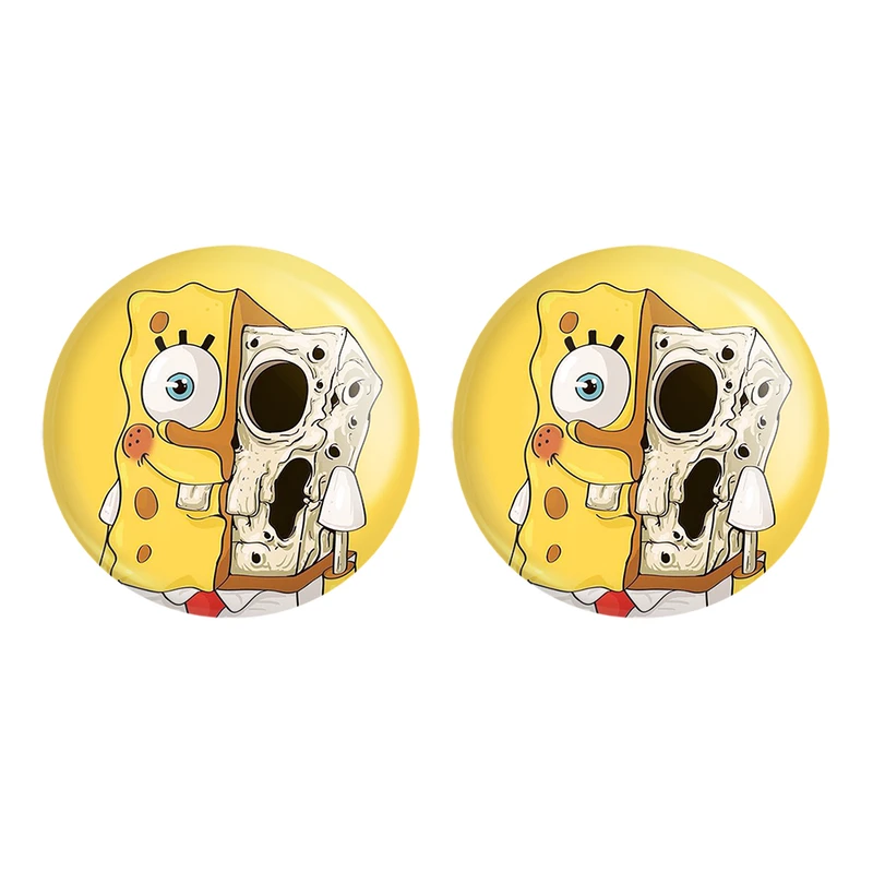 مگنت خندالو طرح اسکلت اسفنجی کد 23982398 مجموعه 2 عددی