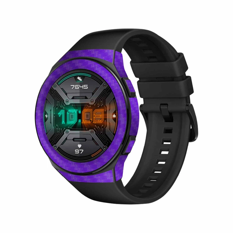  برچسب ماهوت طرح Purple-Fiber مناسب برای ساعت هوشمند هوآوی Watch GT 2e