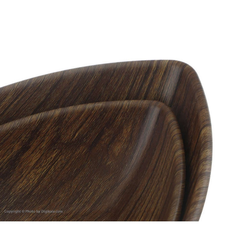 کشکول فرش کیپس طرح چوب مجموعه 2 عددی