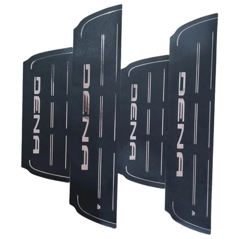 برچسب پارکابی خودرو امیران اسپرت طرح چرم کد 2025047 مناسب برای دنا مجموعه 4 عددی