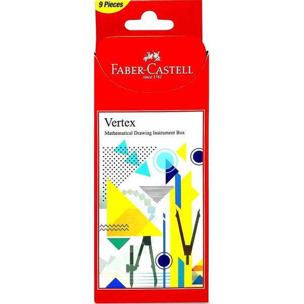 ست پرگار فابر کاستل مدل Vertex مجموعه 9 عددی