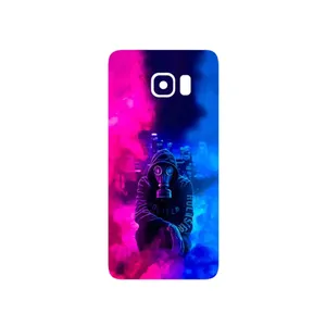 MAHOOT Smoke Rainbow Digital Art 2 Cover Sticker for Samsung Galaxy S6 Edge