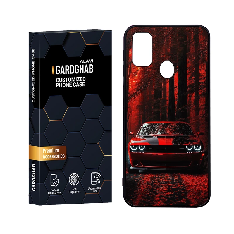 کاور گارد قاب علوی مدل Glass مناسب برای گوشی موبایل سامسونگ Galaxy M30S