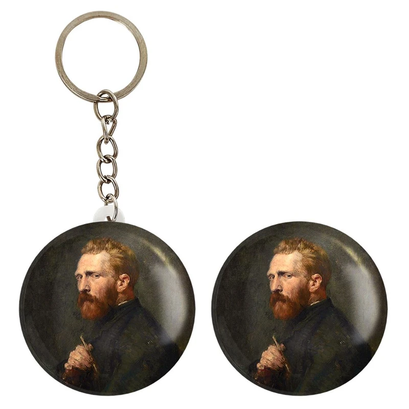 پیکسل خندالو مدل سلف پرتره ونسان ونگوگ کد 25446 به همراه جاکلیدی