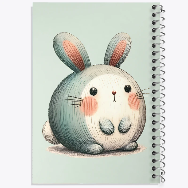 دفتر مشق 50 برگ خندالو طرح خرگوش کیوت کد N4671