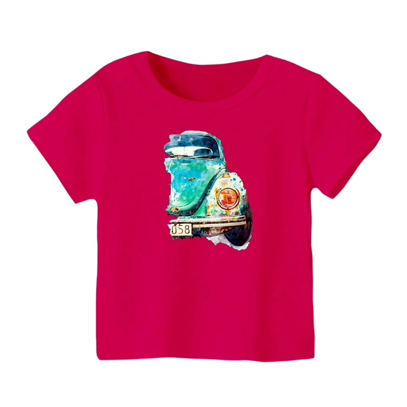 تی شرت آستین کوتاه بچگانه مدل ماشین کد ۸