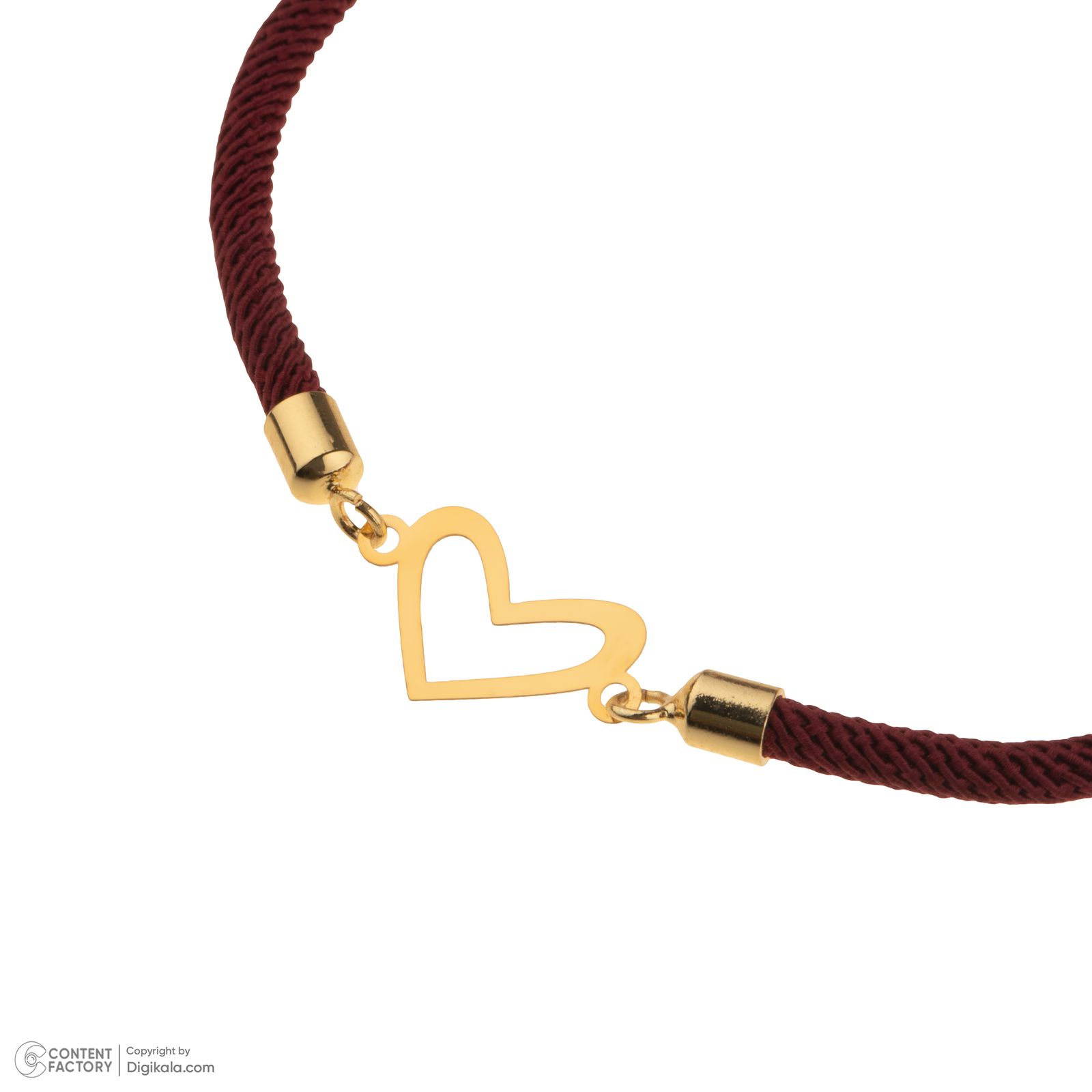 دستبند طلا عیار 18 زنانه ناریا مدل قلب -  - 4