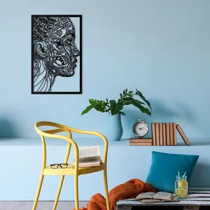 دیوارکوب دلامور مدل نیم رخ هندسی