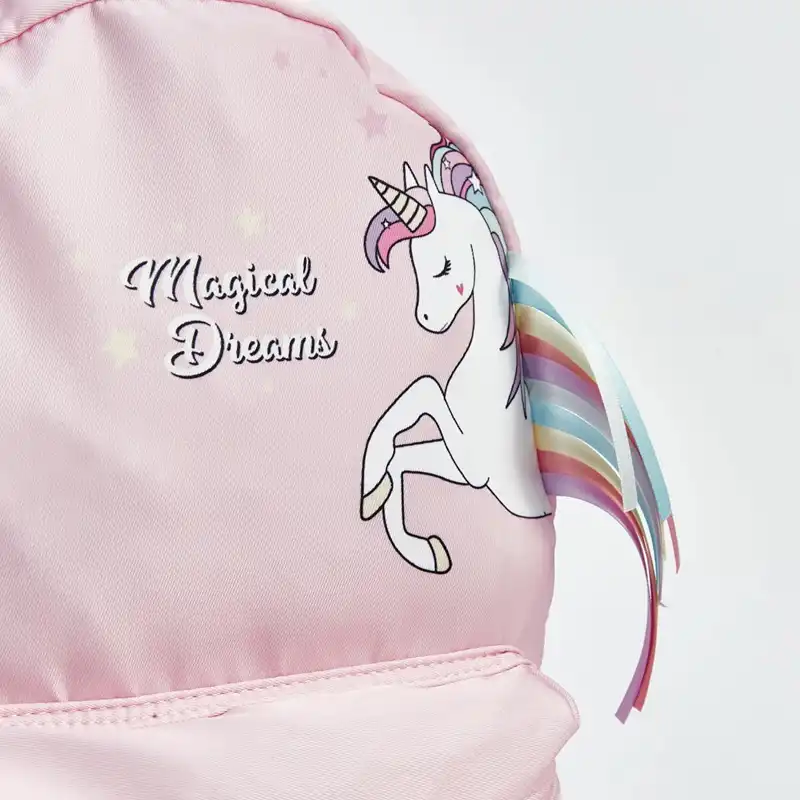 کوله پشتی دخترانه ال سی وایکیکی مدل یونیکورن سه بعدی