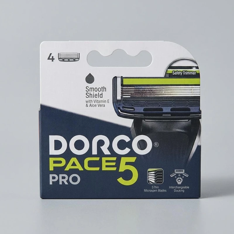 تیغ یدک دورکو مدل PACE 5 PRO تحت لیسانس بسته 4 عددی