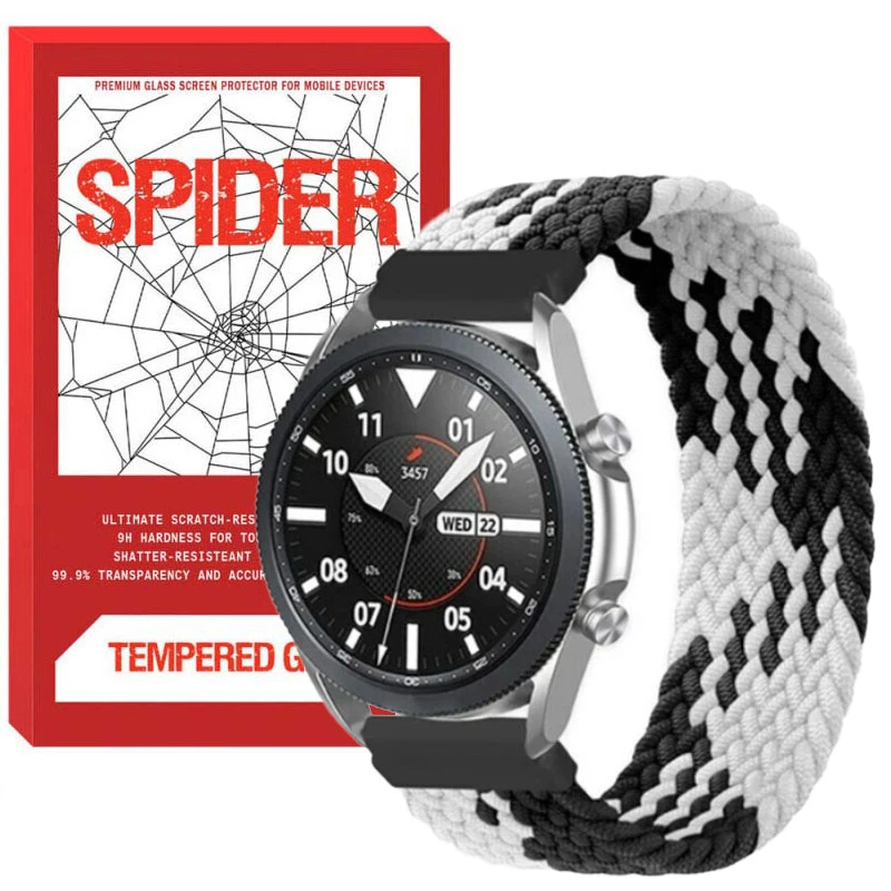 بند اسپایدر مدل Solo Loop DC مناسب برای ساعت هوشمند آمازفیت GTR Lite 47mm