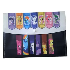 پوشه مدل دکمه دار طرح یونیکورن سایز A4 کد ۱۸۹