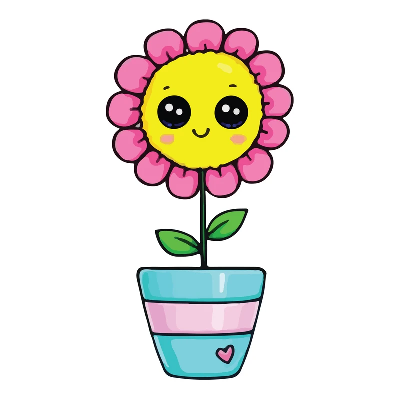 برچسب لپ تاپ طرح گلدون کد 635