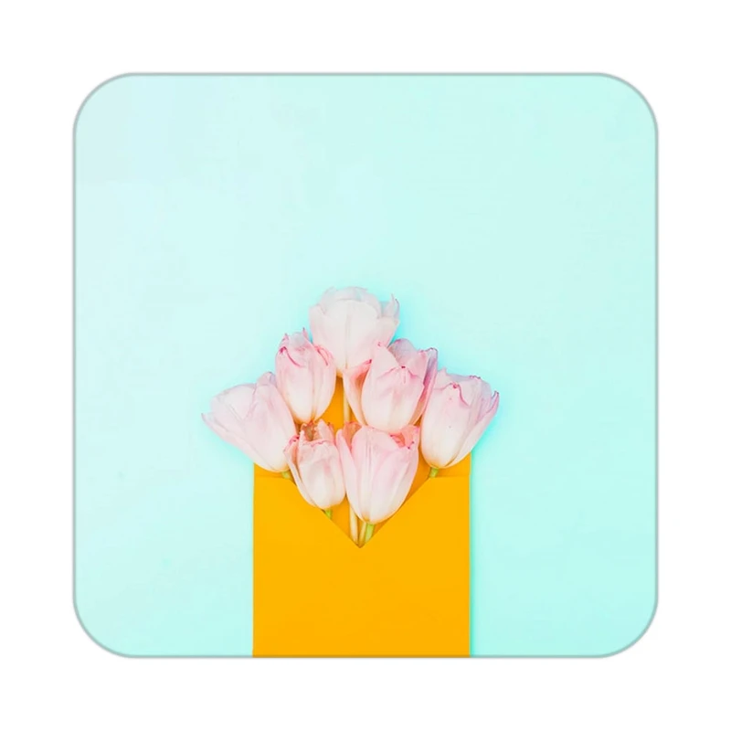 زیر لیوانی کاکتی طرح گل مدل mp18440