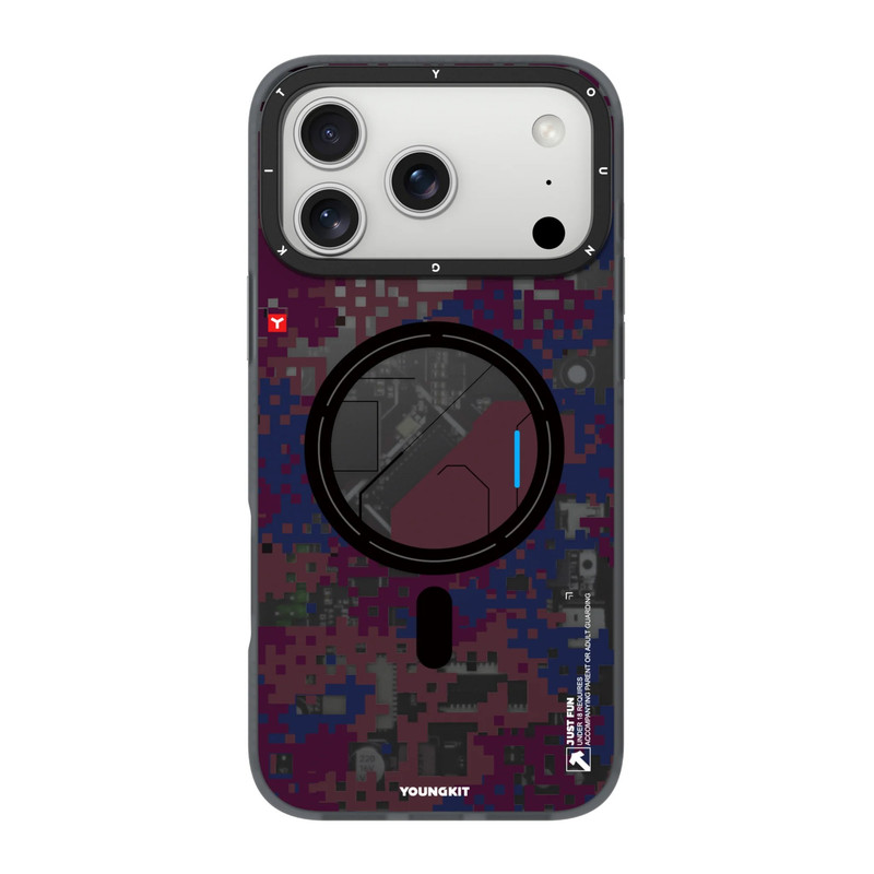 کاور یانگ کیت مدل Camouflage Circuit MagSafe مناسب برای گوشی موبایل اپل iphone 18 promax/17 promax