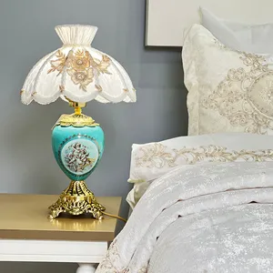 آباژور رومیزی مدل پایه سرامیکی