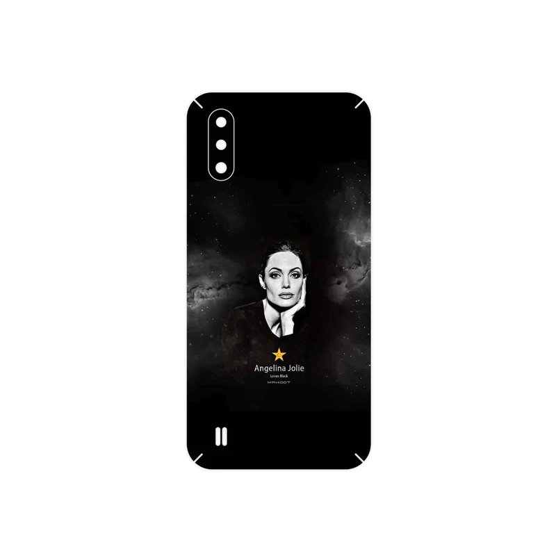 برچسب پوششی ماهوت مدل Angelina Jolie مناسب برای گوشی موبایل سامسونگ Galaxy M01