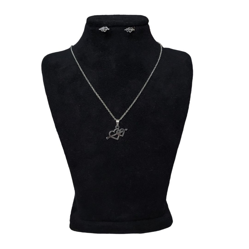 نیم ست زنانه مدل قلب و تیر 115