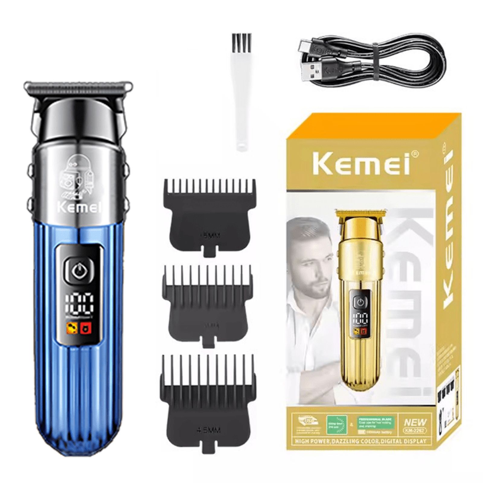 ماشین اصلاح موی سر و صورت کیمی مدل km-2262 -  - 8