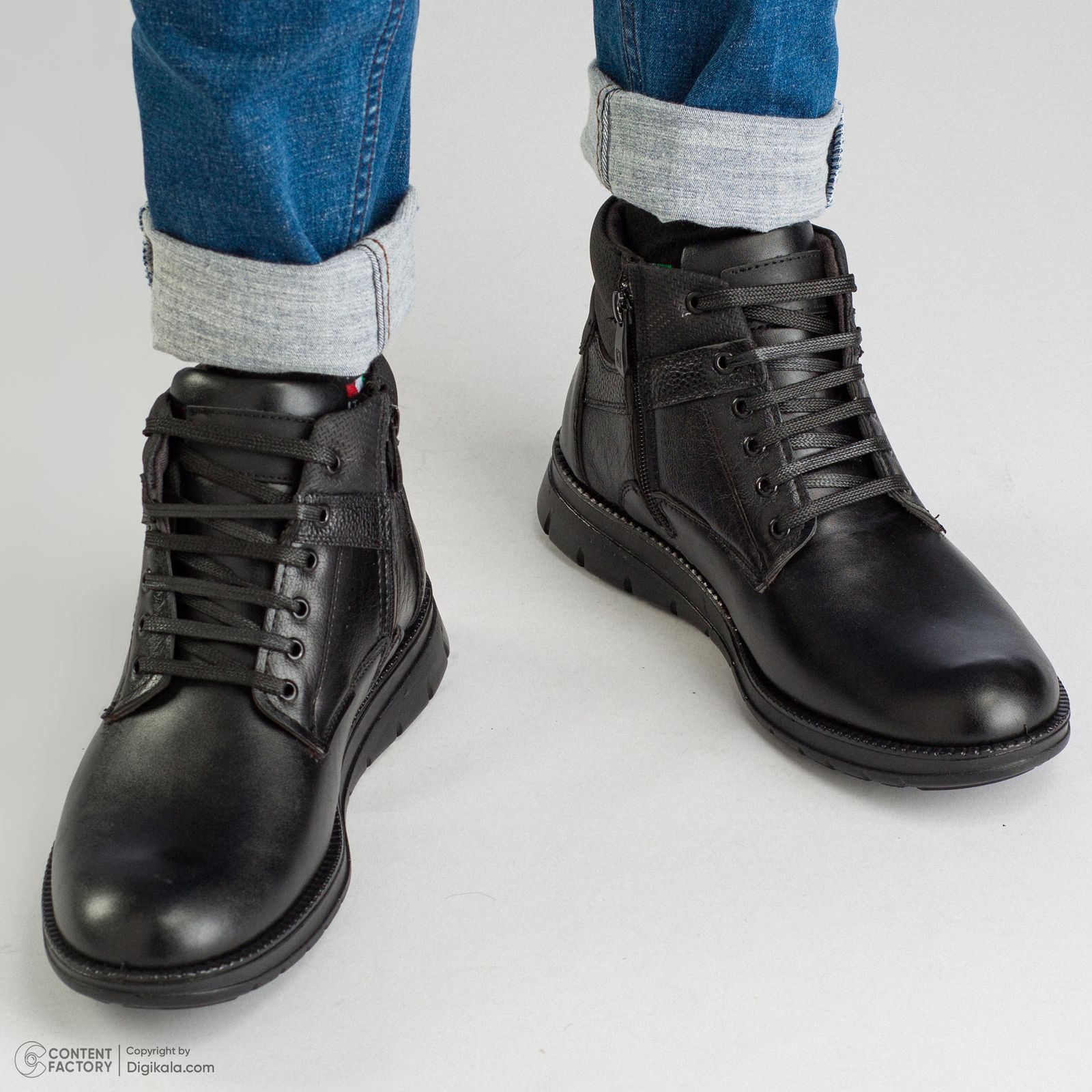 نیم بوت مردانه کفش سعیدی مدل 543m -  - 2